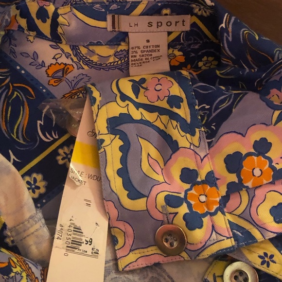 LH Sport Paisley Print Jacket NWT - Picture 2 of 8